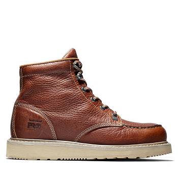 Timberland Férfi PRO Barstow Wedge Moc Soft Toe 6 Inch Bakancs Barna